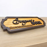 Custom Wooden Sign for Home Bar - Unique Personalized Gift