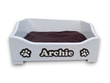 Personalised Wooden Dog Bed ,Handmade Pet Crate ,Cat Sofa