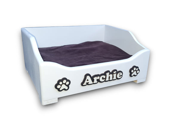 Personalised Wooden Dog Bed ,Handmade Pet Crate ,Cat Sofa