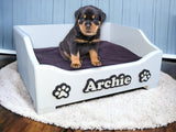 Personalised Wooden Dog Bed ,Handmade Pet Crate ,Cat Sofa