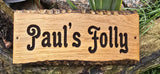 Personalised Oak Wood Sign, Custom Engraved Plaque,Wooden Wall Art Decor,Custom Name Plate,