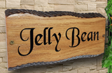 Personalized Oak Carved Wooden Home House Number Name Sign Plaque Outdoor