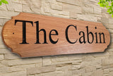 Personalized custom made home carved engraved wooden oak/pine sign plaque