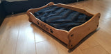 Wooden Personalised Dog Cat Bed Handmade Pet Crate Sofa Solid Wood