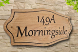 Personalised Custom Name Oak Plaque Housewarming Anniversary Gift Wedding Sign