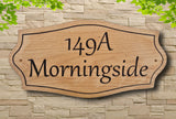 Personalised Custom Name Oak Plaque Housewarming Anniversary Gift Wedding Sign