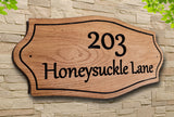 Personalised Custom Name Oak Plaque Housewarming Anniversary Gift Wedding Sign