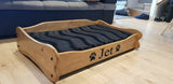 Wooden Personalised Dog Cat Bed Handmade Pet Crate Sofa Solid Wood