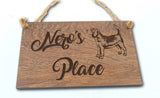 Personalised Engraved Name Wooden Sign Gift Plaque Indoor