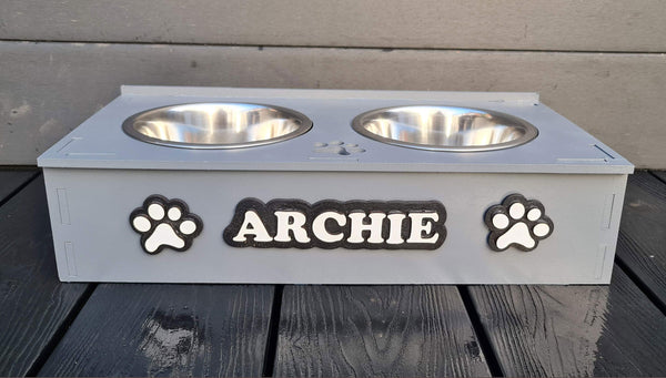 Personalised dog 2024 bowls metal